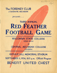 1954 Football Program