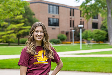 Jaclyn Serazio, new CMU student