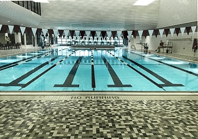 The pool at the Student Activity Center (SAC)