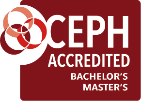 The Council on Education for Public Health Accreditation logo for Bachelor's and Master's Degrees in Public Health.