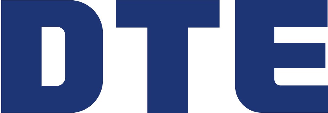 DTE Energy Block letters DTE
