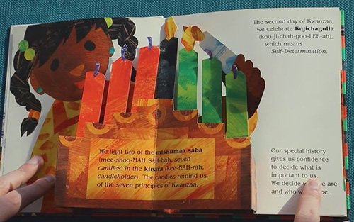 A Kwanzaa Celebration (pop-up book) by Nancy Williams; engineered by Robert Sabuda (1995)