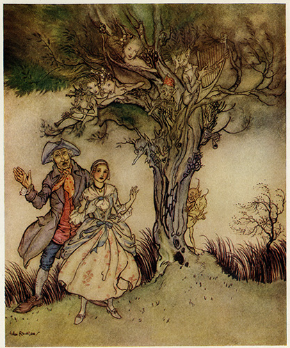 Legend of Sleepy Hollow. Illustrated by Arthur Rackham. (1928)