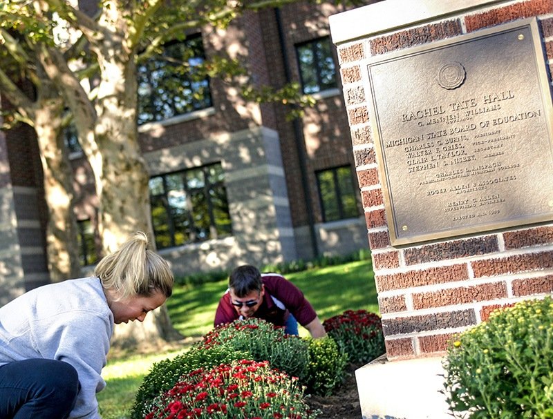 Rachel Tate Residence Hall Plaque