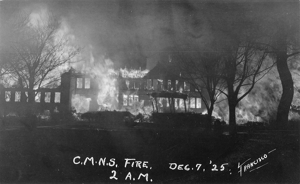 Old Main Fire, 1925