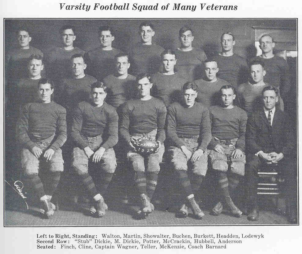 20210927_Homecoming_WTS_homecoming1925_011 Varsity football quad of many veterans