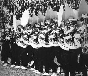 20210927_Homecoming_WTS_tubas1972_019 Band performance, 1972