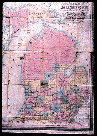 Michigan and Wisconsin Map