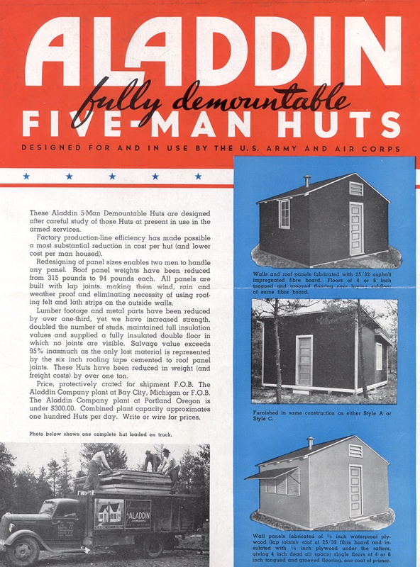 1942 Five Man Hut Catalog