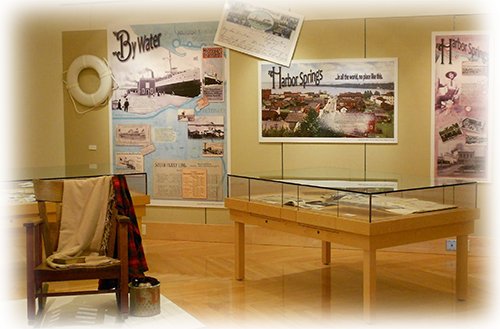 Delightful Destination panels of the exhibit