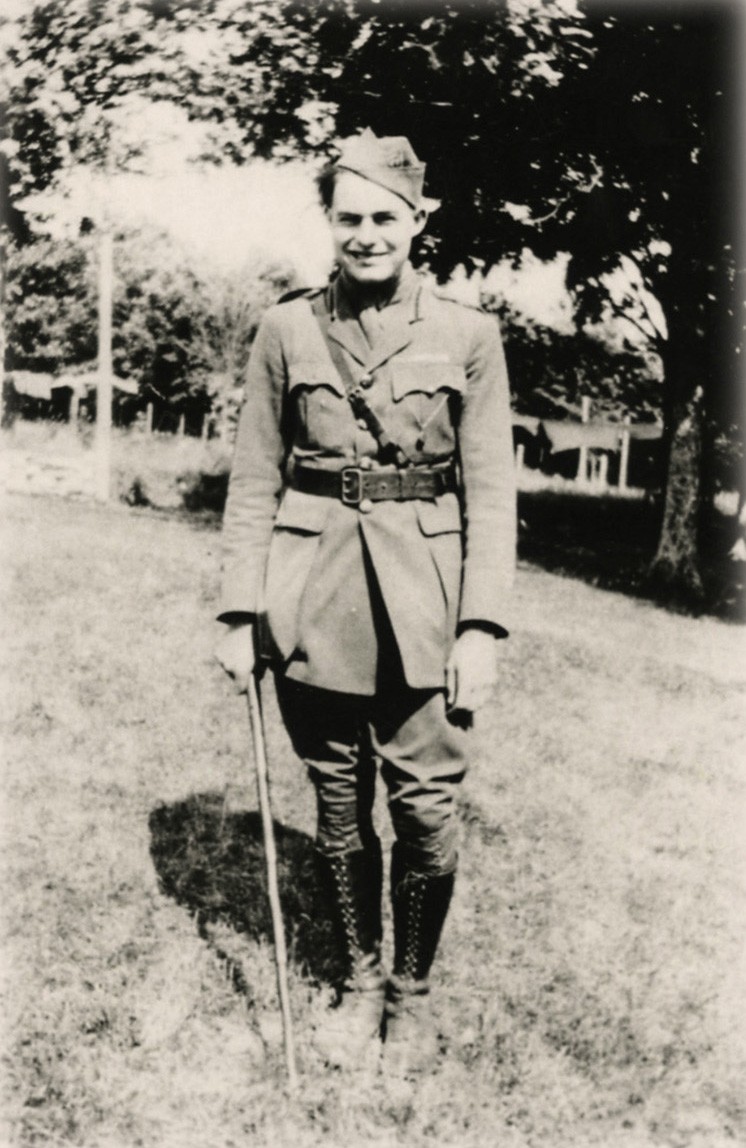 Hemingway in his Red Cross Uniform
