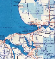 Map of Little Traverse Bay