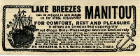 Lake Breezes Newspaper Ad, Manitou