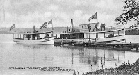 Wood burning Walloon Lake steamers, Tourist and Outing  Image courtesy of Clarke Historical Library