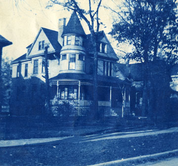 Home of Ernest Hall, 439 N. Oak Part Avenue, Oak Park, Illinois  Image courtesy of John F. Kennedy Presidential Library