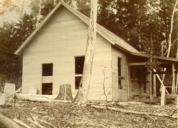 Windemere under Construction, Fall 1899  Image courtesy of Jim Sanford and Clarke Historical Library