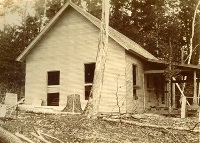 Windemere under Construction, Fall 1899  Image courtesy of Jim Sanford and Clarke Historical Library