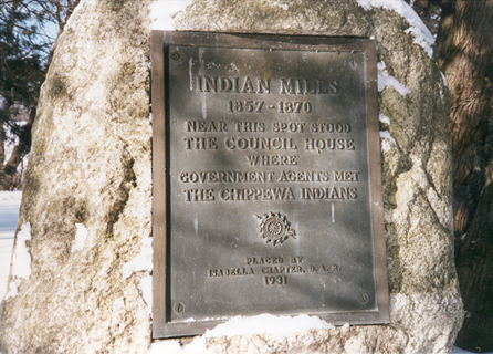 Indian Mills Land Marker