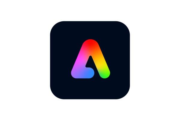 Adobe Express logo with a white background.
