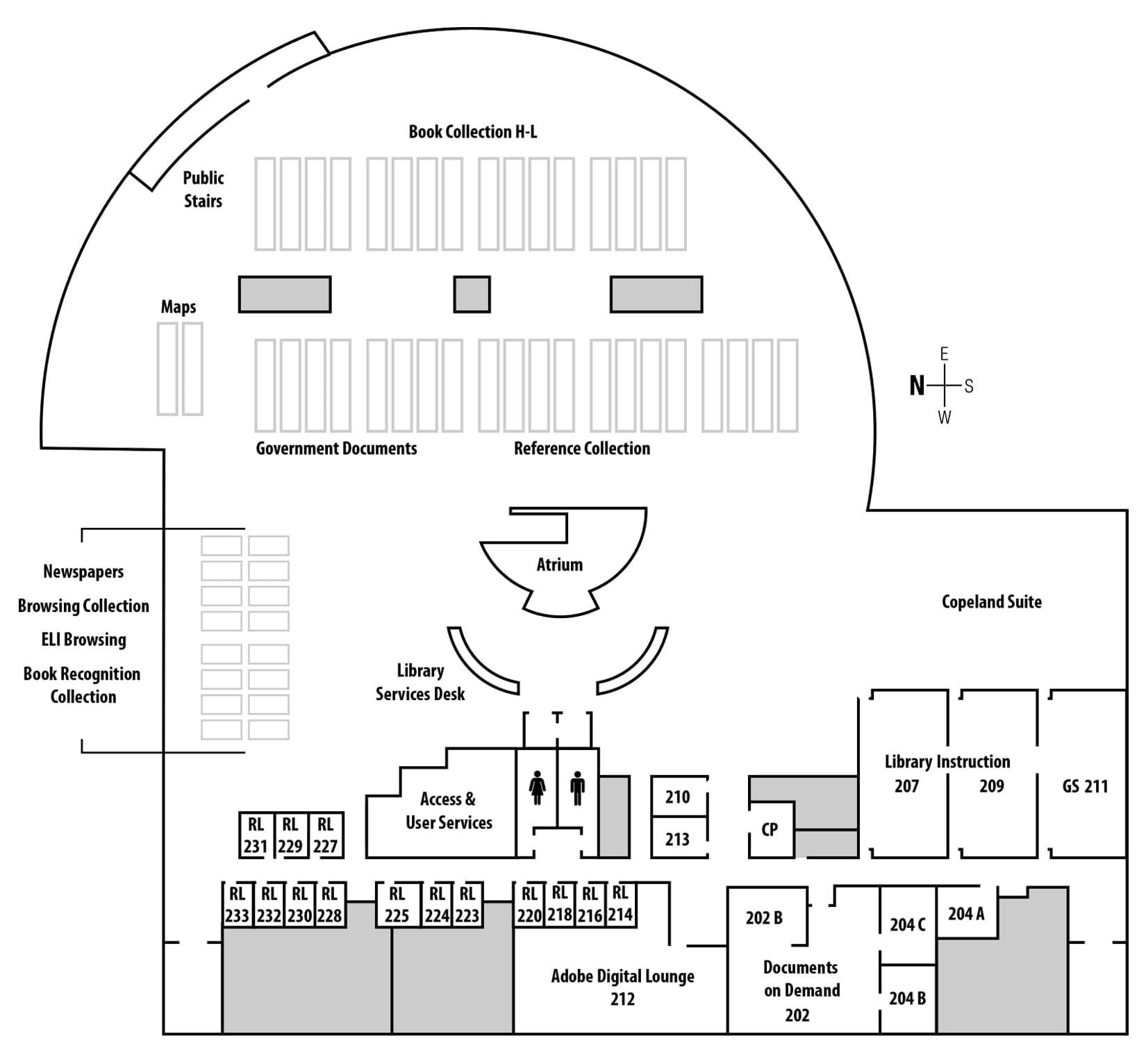 2nd Floor Park Library