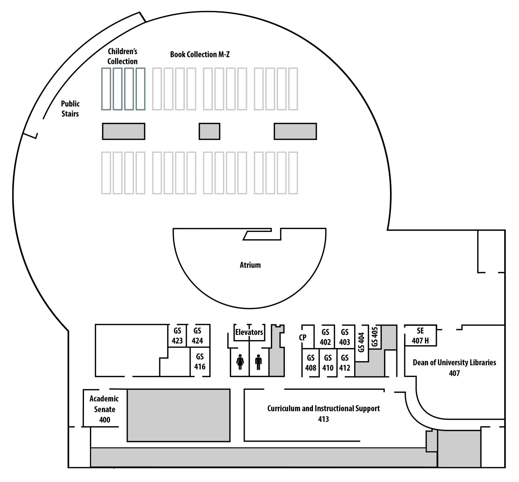 4th Floor University Library