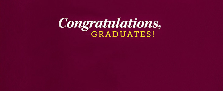 Congratulations Graduates