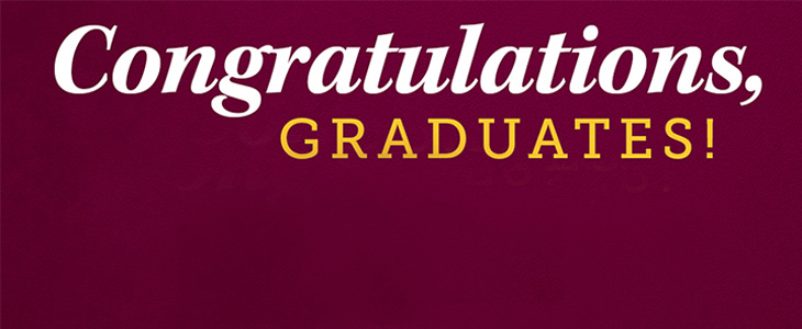 Congratulations Graduates!