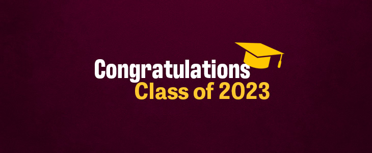 Image Congratulating the Class of 2023