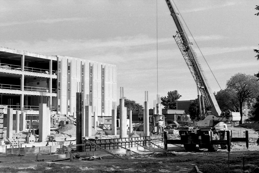 Park Library Exterior Constuction