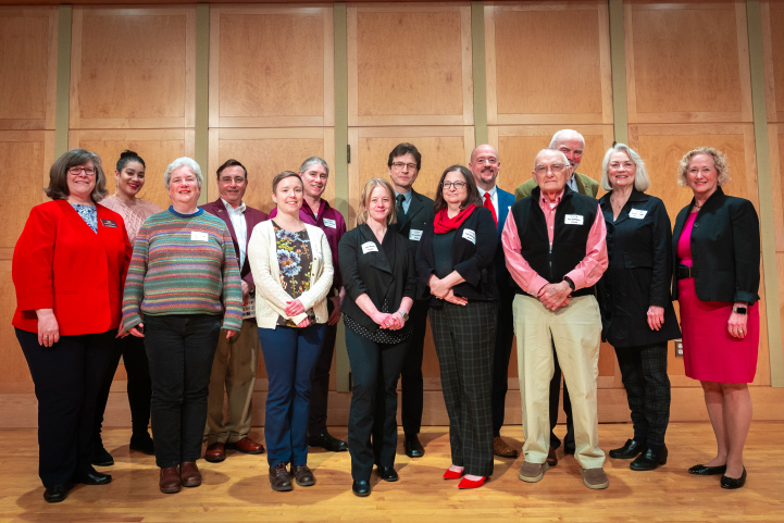 Group of participants from the book recognition event at Central Michigan University.