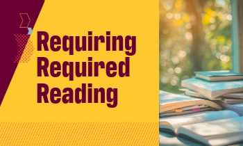 Requiring Required Reading - Blog Featured Image
