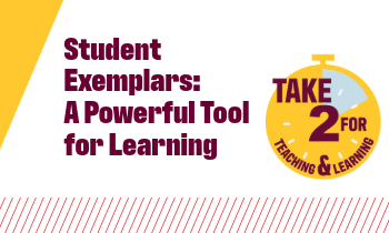 Student Exemplars - Blog Featured Image