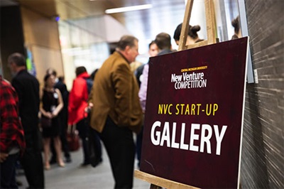 NVC Start Up Gallery sign