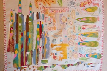 Colorful art piece