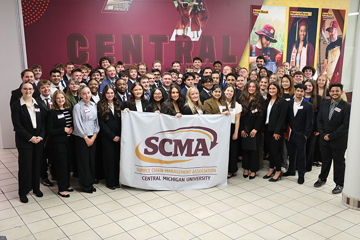 SCMA group shot at the Career Fair