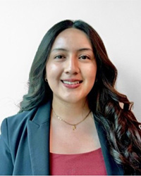 A professional headshot of Cynthia Sanjuan Huerta