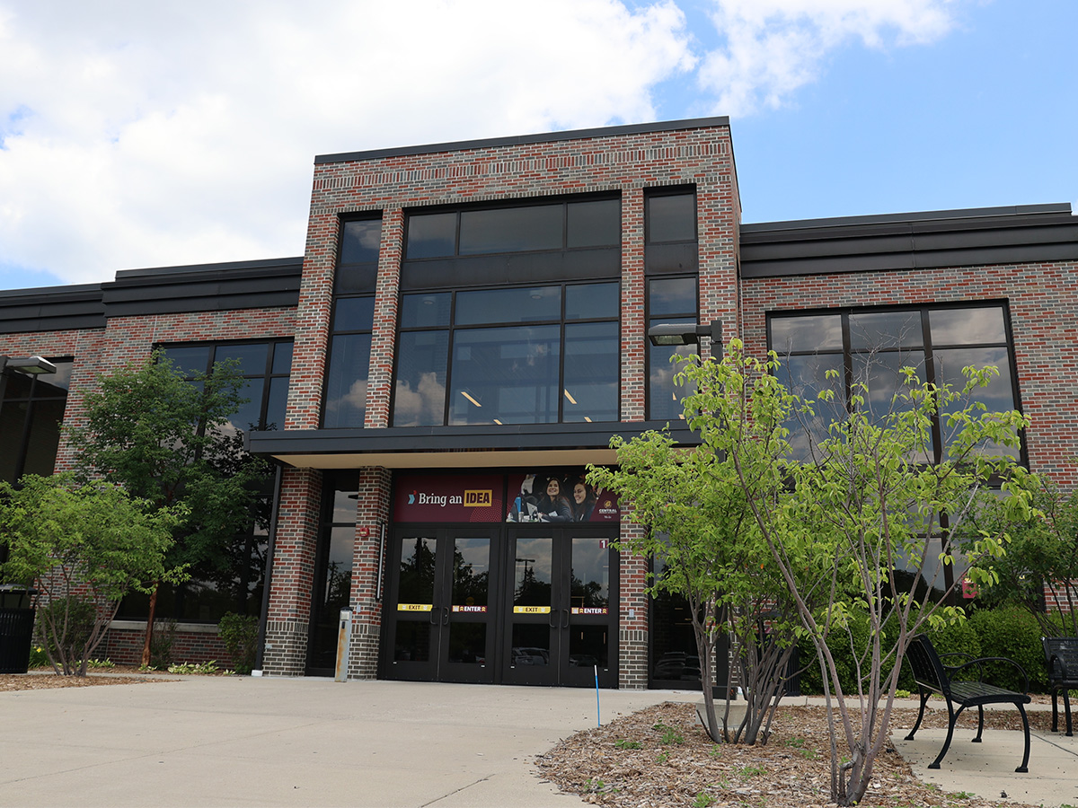 Grawn Hall during the summer