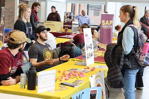 SCMA recruiting table
