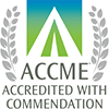 The ACCME Accredited with Commendation logo.