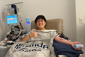 CMU medical student donates marrow to patient in need through National Marrow Donor Program
