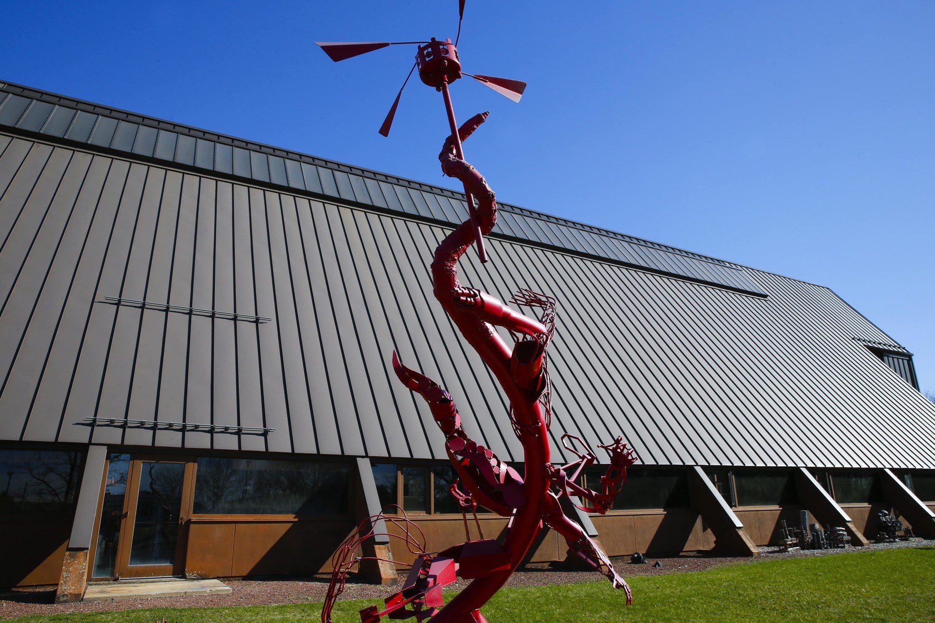 Art Gallery Sculpture in Spring