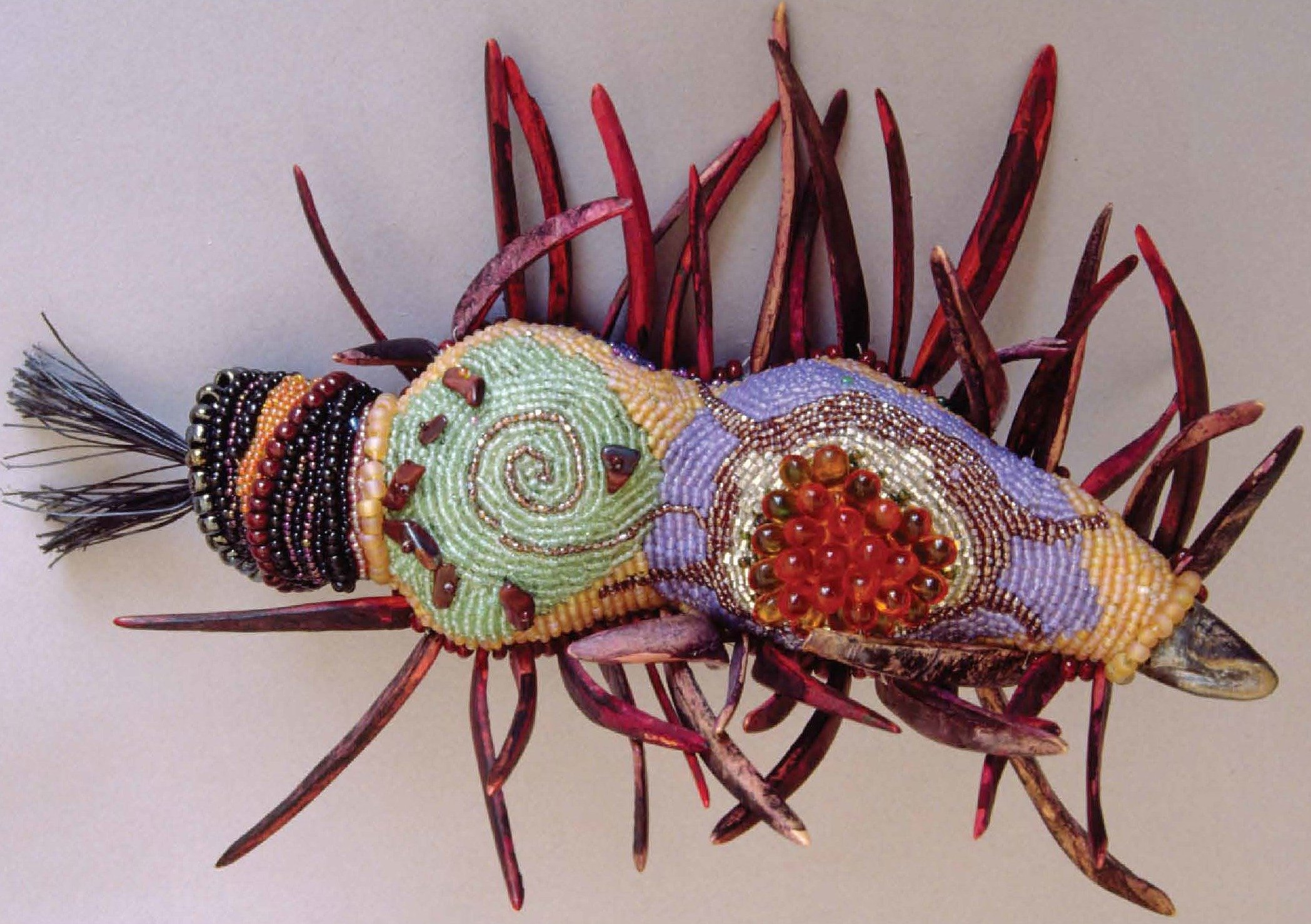 Pushing Fiber - University Art Gallery Exhibition Poster Oct 18- Nov 26, 2024, Mimi Holmes, Portent of Desire, Mixed Media Pushing Fiber - University Art Gallery Exhibition Poster Oct 18- Nov 26, 2024, Mimi Holmes, Portent of Desire, Mixed Media.