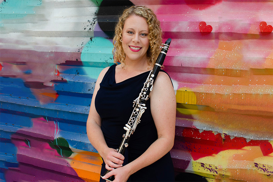 A picture of CMU Clarinet alumna Katie Curran