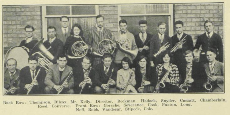 19281001_mus_Band_01_734x367 School of Music Band 1928-29