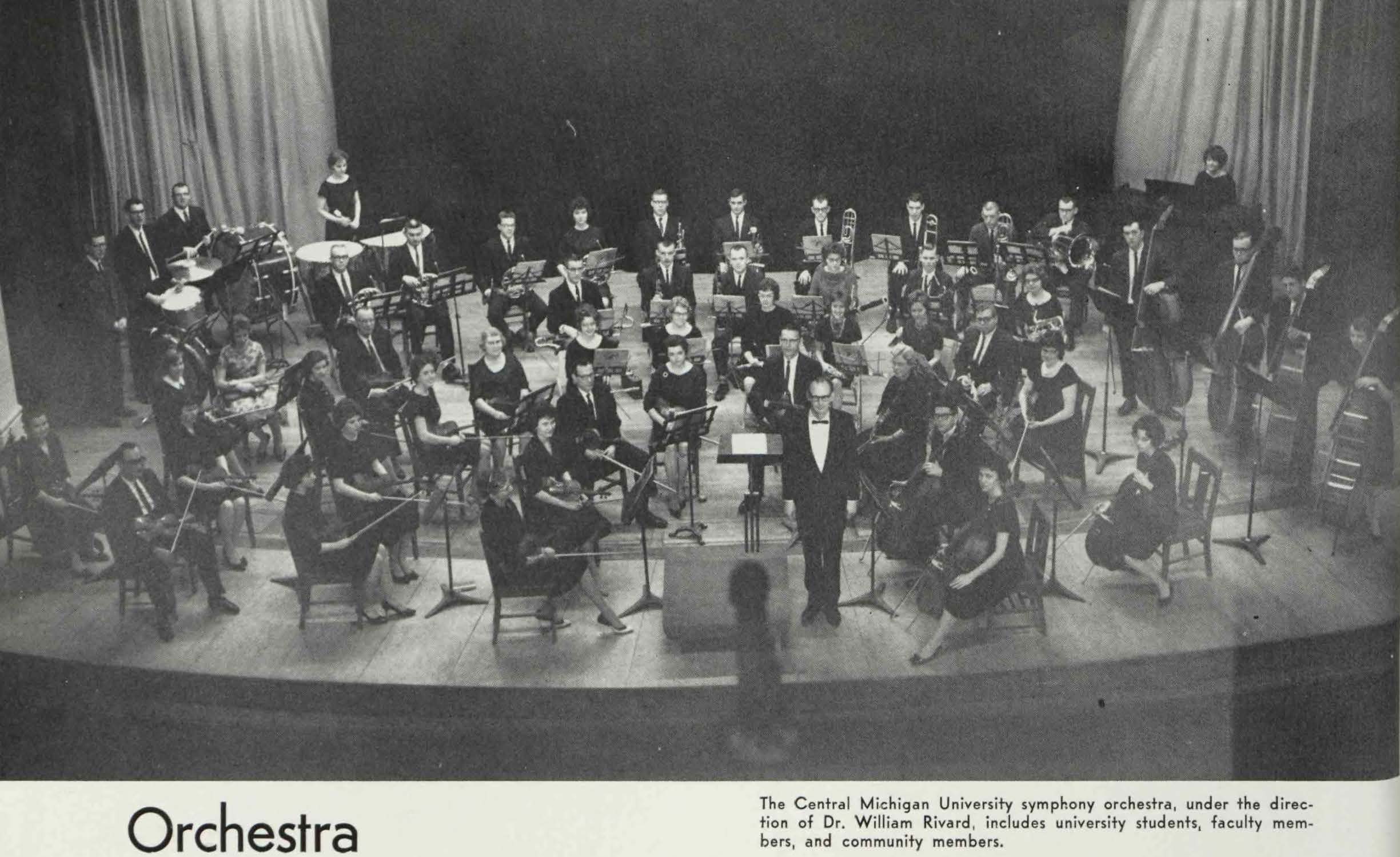 School of Music Symphony Orchestra 1962