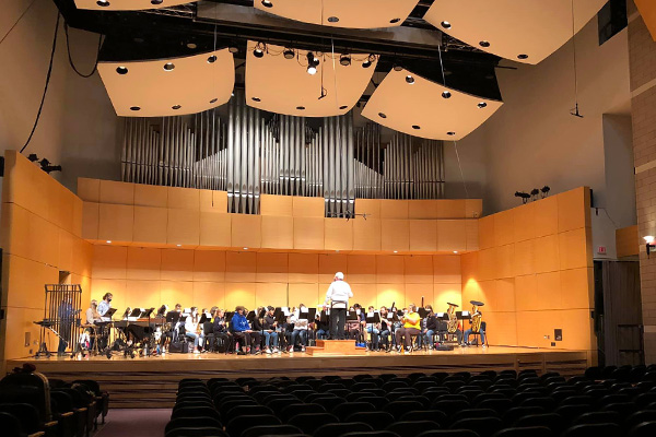 A picture of the 2021 CMU Honors Band