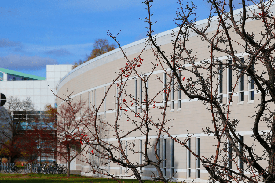 Music Building in the Fall