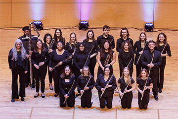 A picture of the 2022-23 CMU Flute Studio