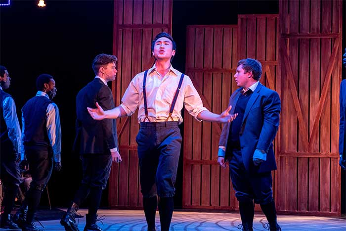 Central Michigan University's College of Art and Media's Spring Awakening performance at the Bush Theatre inside Moore Hall.