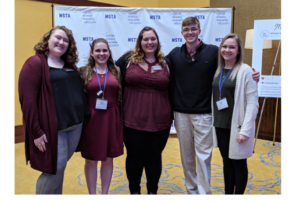 Group of STEM Scholars at NSTA.